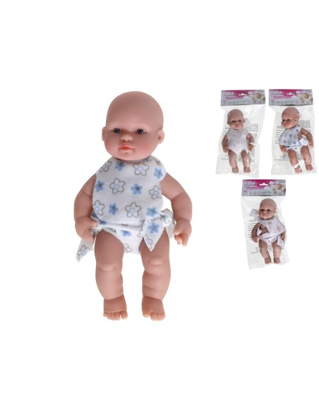 BEBE 20CM CON BABERO EN BOLSA 28X15X10