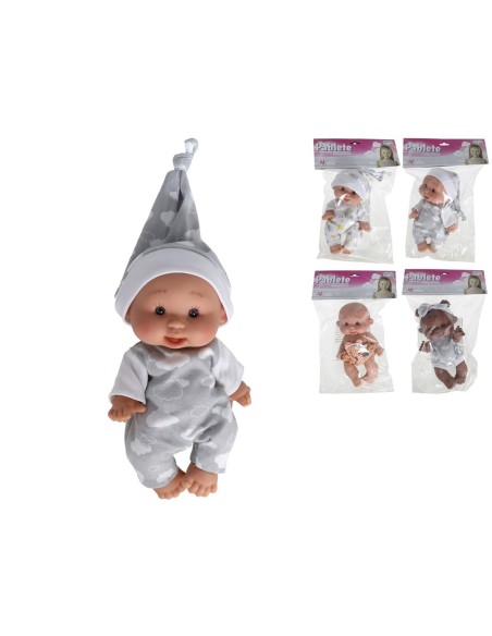 PABLETE 28CM  VESTIDOS SURT. EN BOLSA 40X24X10