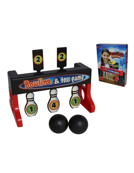 2 JUEGOS EN 1 X12 PCS BOLERA-LANZAMIENTO