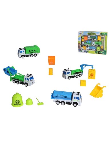 SET VEHICULOS DE LIMPIEZA CON 11 PCS 6X38.5X28.5 C