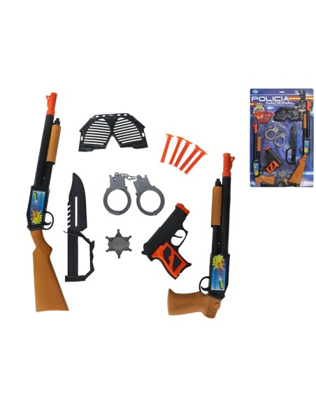 SET ARMAS SURTIDAS POLICIA NACIONAL CON 12 PIEZAS