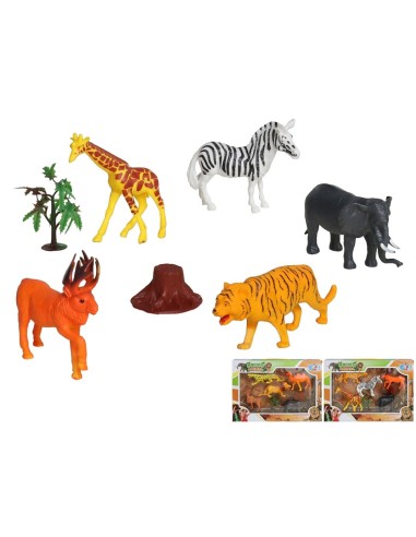 SET ANIMALES CON 16 PIEZAS 39X6X29 CM