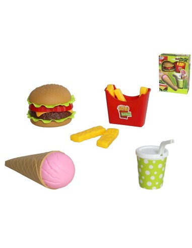 SET HAMBURGUESA 15PZS 18.2X8.7X23.3CM