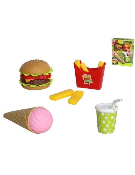 SET HAMBURGUESA 15PZS 18.2X8.7X23.3CM