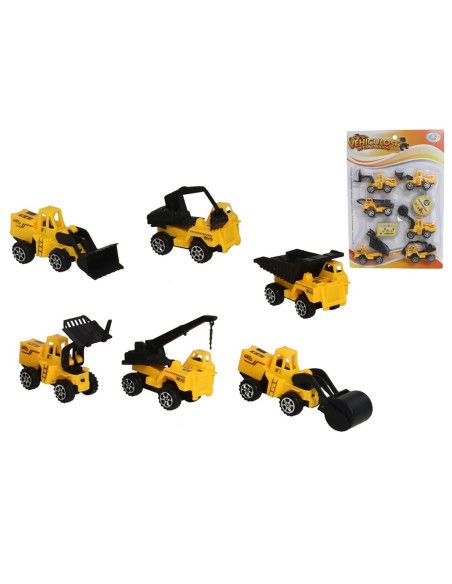 SET 6 VEHICULOS CONSTRUCCI0N 26X4X38CM