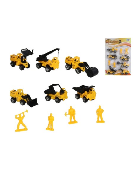 SET VEHICULOS CONSTRUCCION 10PZS 26X4X38CM