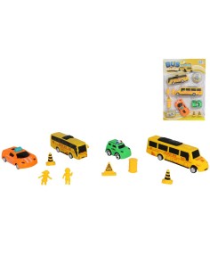 SET AUTOBUS ESCOLAR 10PZS 2STD 26X5X38CM