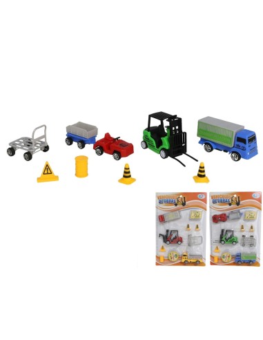 SET REPARACION CARRETERAS 8PZS 2STD 26X4X38CM