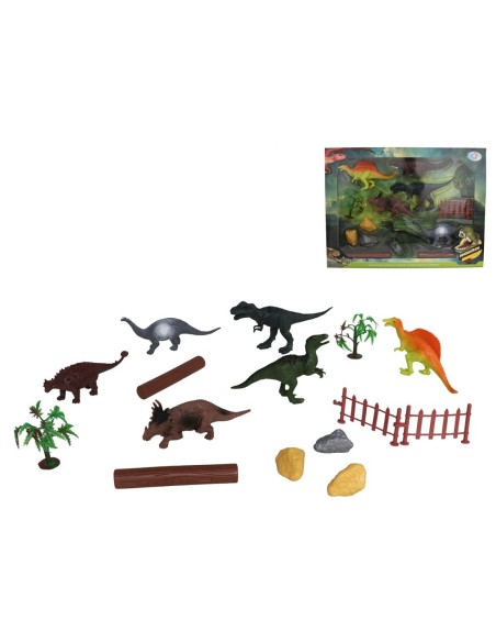SET DINOSAURIOS X14 PCS 40X5X30 CM