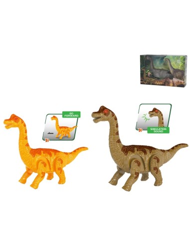 DINOSAURIO CON 11 PIEZAS 18X14X16