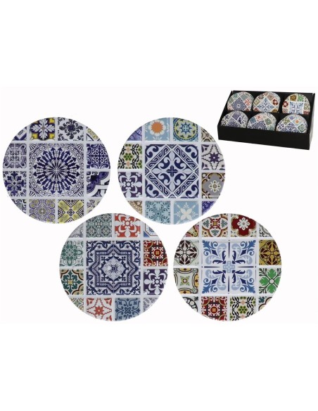 POSAVASOS 10.8CM REDONDO CERAMICA ANDALUS