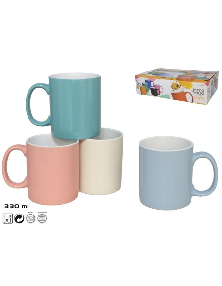 TAZA 330ML MUG GRES LUNA