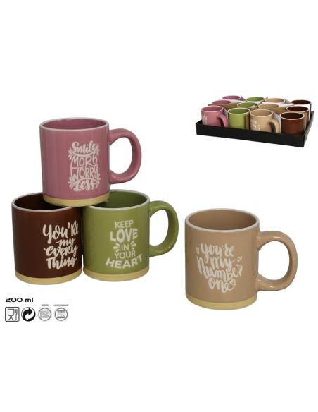 TAZA 200ML SAMMY GRES SURTIDO