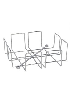 SERVILLETERO DE METAL NIGER 20X20X6CM