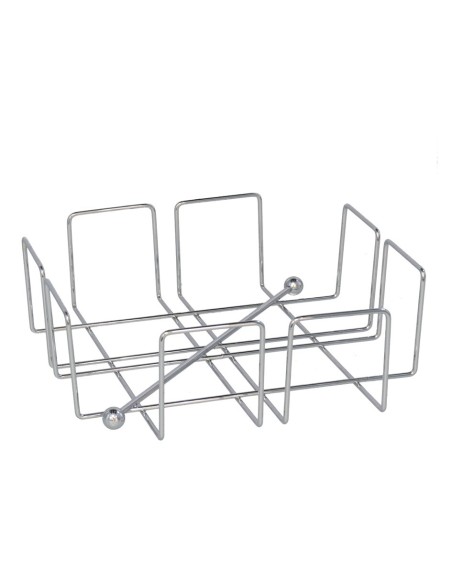 SERVILLETERO DE METAL NIGER 20X20X6CM