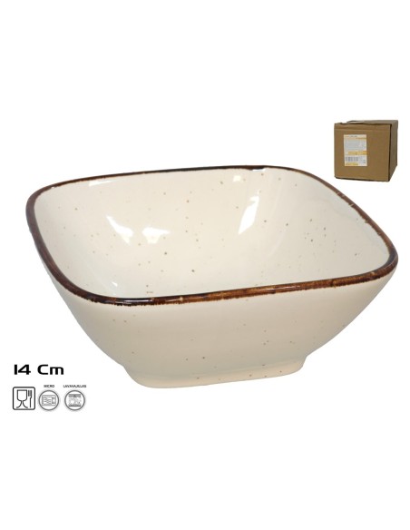 BOWL DYLAN PORCELANA 14X14X6CM