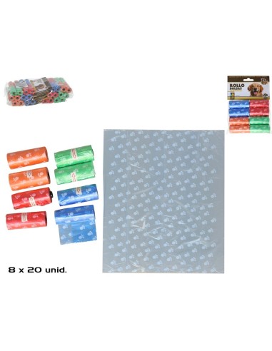 ROLLO 20 BOLSAS SANITARIAS X8 19X23 CM