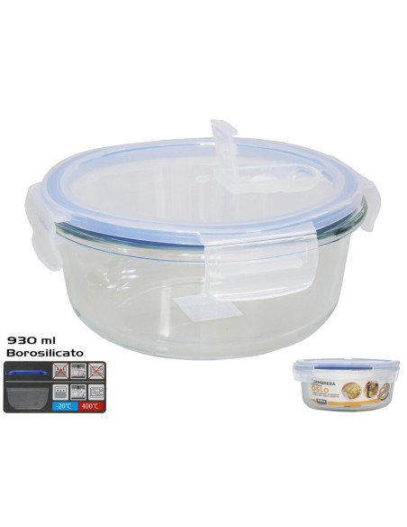 FIAMBRERA OSLO VALVULA 930ML REDONDA