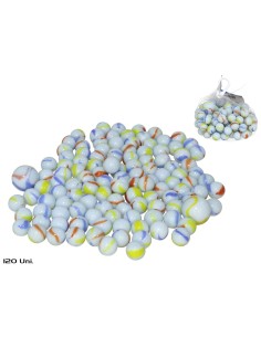 SET 120 CANICAS CERAMICA Y 2 BOLOS