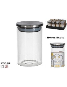 TARRO BOROSILICATO 230ML T/METALICA WALLACE