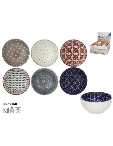 BOWL L 9X9X4,5CM GANDIA 6 SURT APERITIVO