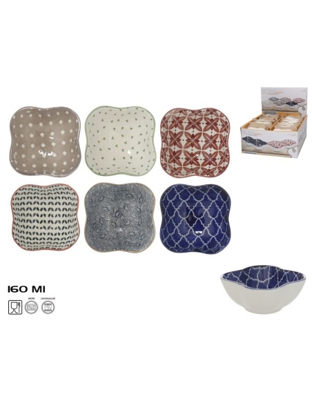 BOWL  9X9X4CM GANDIA 6 SURT.