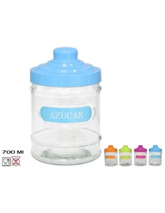 AZUCARERO PLATINUM 700 ML CRISTAL TAPA COLOR 4 SUR