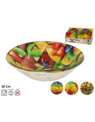 BOWL CRISTAL 12CM FRUITS 3 SURTIDOS