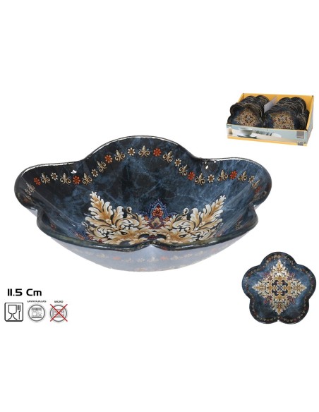 BOWL CRISTAL FLOR SHIELD 11,5X11,5CM