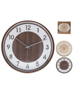 RELOJ PARED LINA 2 SURTIDOS 30X4,7 CM