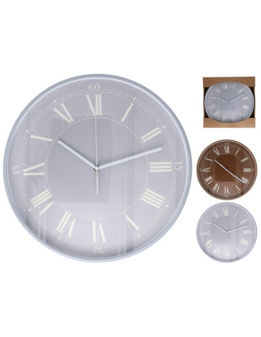 RELOJ PARED BOB 2 SURTIDOS 40,4X5 CM