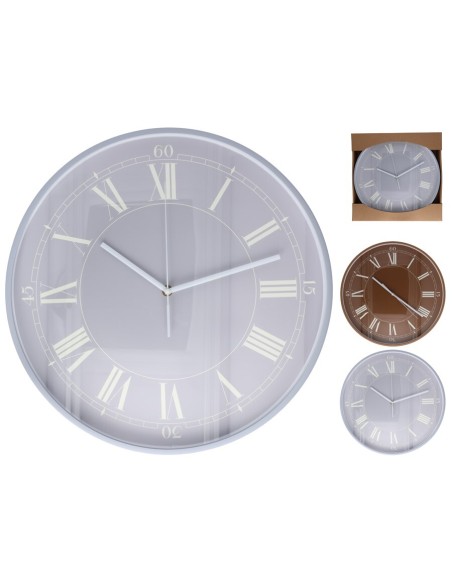 RELOJ PARED BOB 2 SURTIDOS 40,4X5 CM