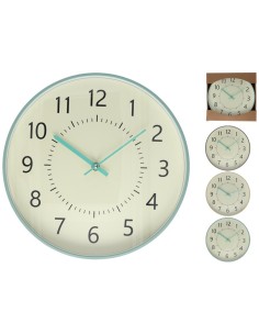 RELOJ PARED BLANCO 3 SURTIDOS 31,5X4,5 CM