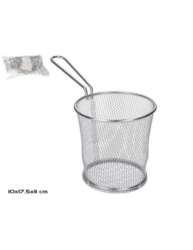 CESTO FREIDORA 17,5X10X11 CM METAL CIRCULAR