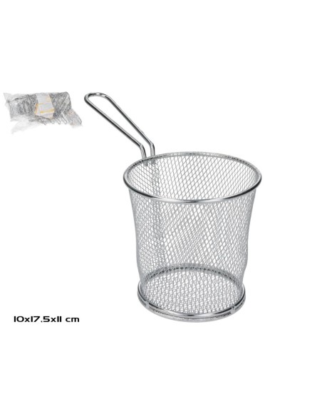 CESTO FREIDORA 17,5X10X11 CM METAL CIRCULAR