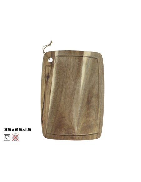 TABLA DE CORTE MADERA ACACIA 35X25X1,5 CM