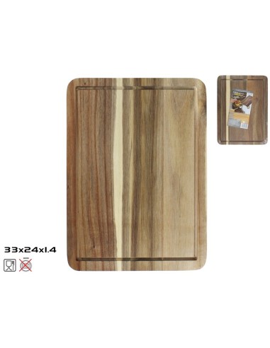 TABLA DE CORTE MADERA ACACIA 33X24X1,4 CM