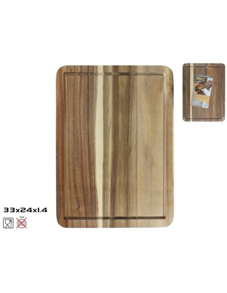 TABLA DE CORTE MADERA ACACIA 33X24X1,4 CM