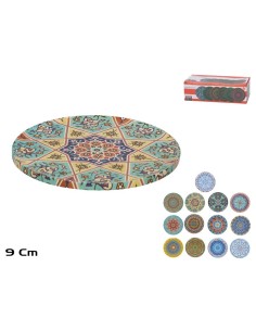 POSAVASOS 9 CM DECOR SURT