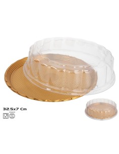 PORTA TARTAS REDONDO 32,5X7 CM