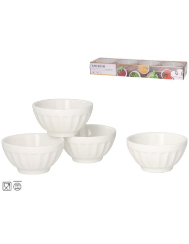 RAMEKIN X4 6 CM BLANCO