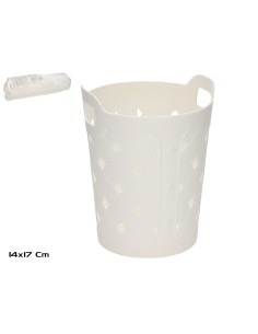 CESTA MULTIUSO 14X17CM BLANCO