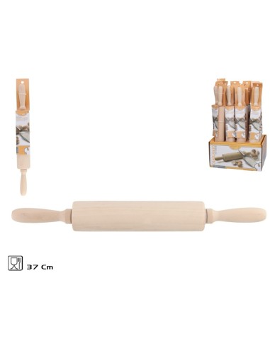 RODILLO MADERA GIRATORIO 37X18,5X4,5 CM