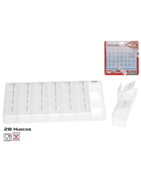 PASTILLERO 25 HUECOS 17X11X1,7 CM