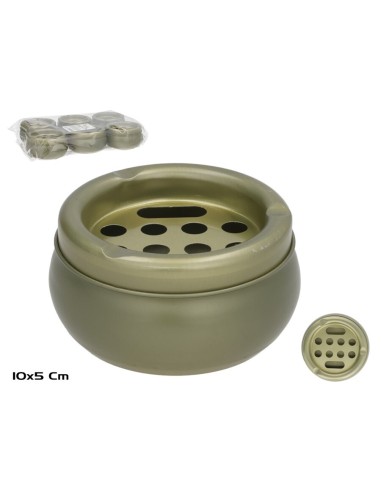 CENICERO 10x5 CM GOLD