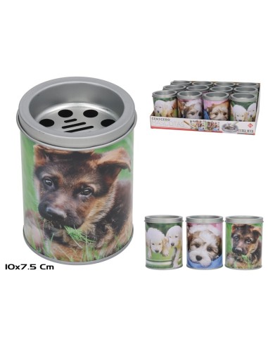 CENICERO 7,5X10 CM MASCOTAS