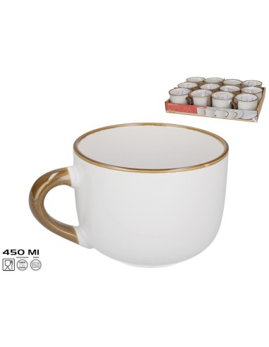 TAZA MUG 450ML GRES ZAMORA
