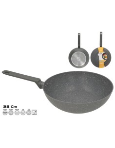 WOK LOKI 28 CM EFECTO GRANITO