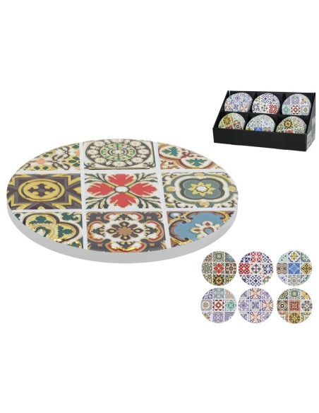 POSAVASOS CERAMICA PRIYA 6 SURT 10,8X10,8 CM