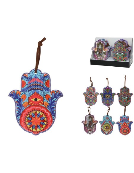 SALVAMANTEL CERAMICA MANOS 6 SURT 18X22.5 CM